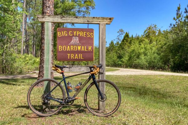 Big Cypress Sign with Bike