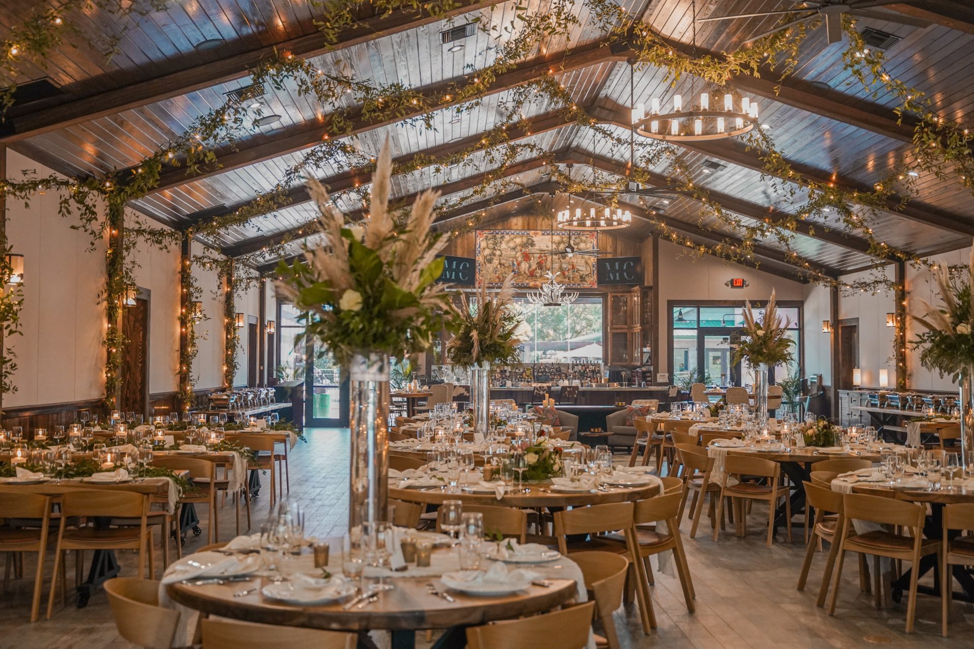 Rustic elegant wedding reception | The Venue at Black Prong