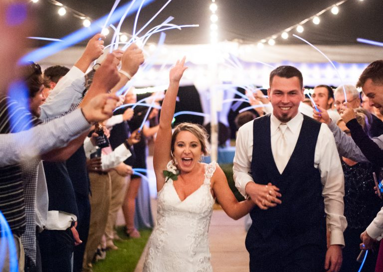 Unique Wedding Reception Exit Ideas - Black Prong