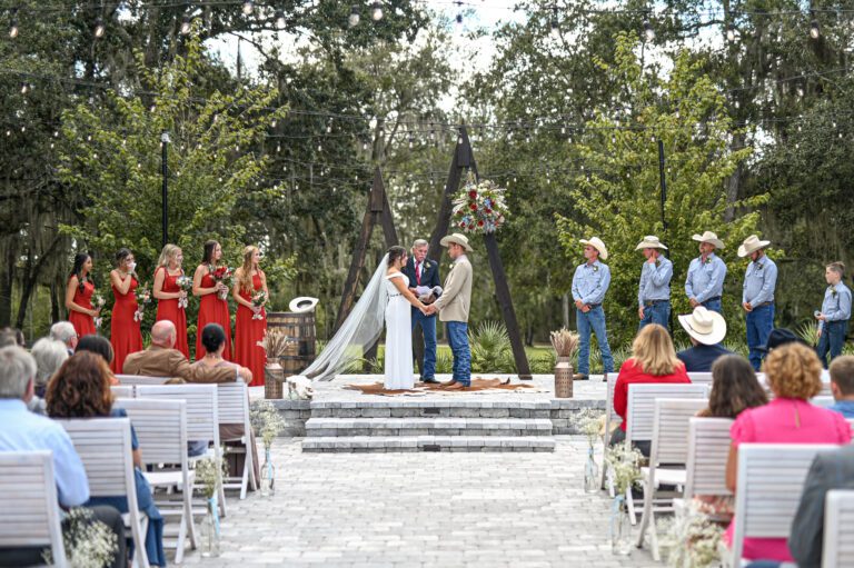an outdoor wedding venue in north central florida