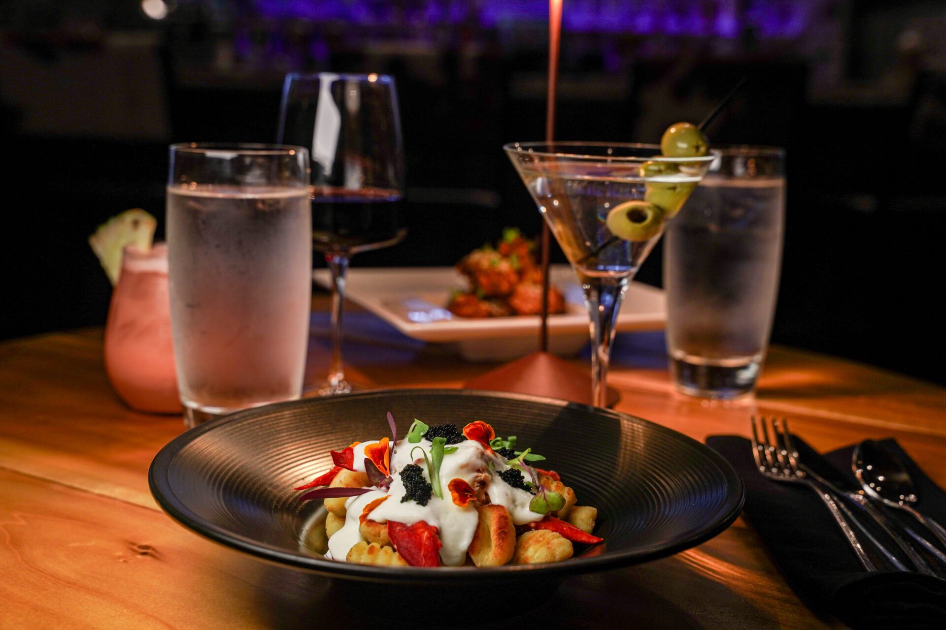 pasta and martinis in levy county