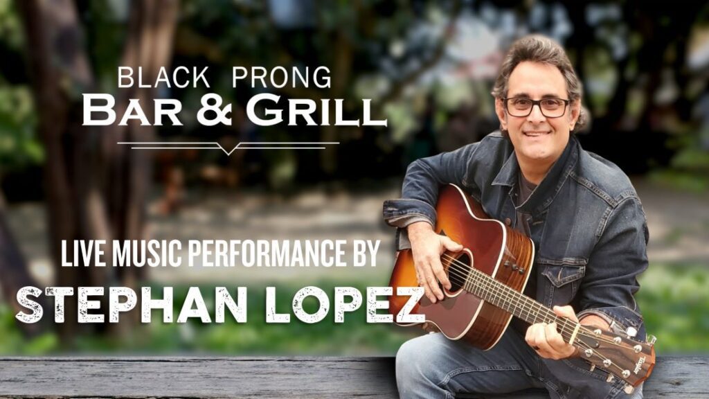 Live music performance at the Bar and Grill with Stephan Lopez