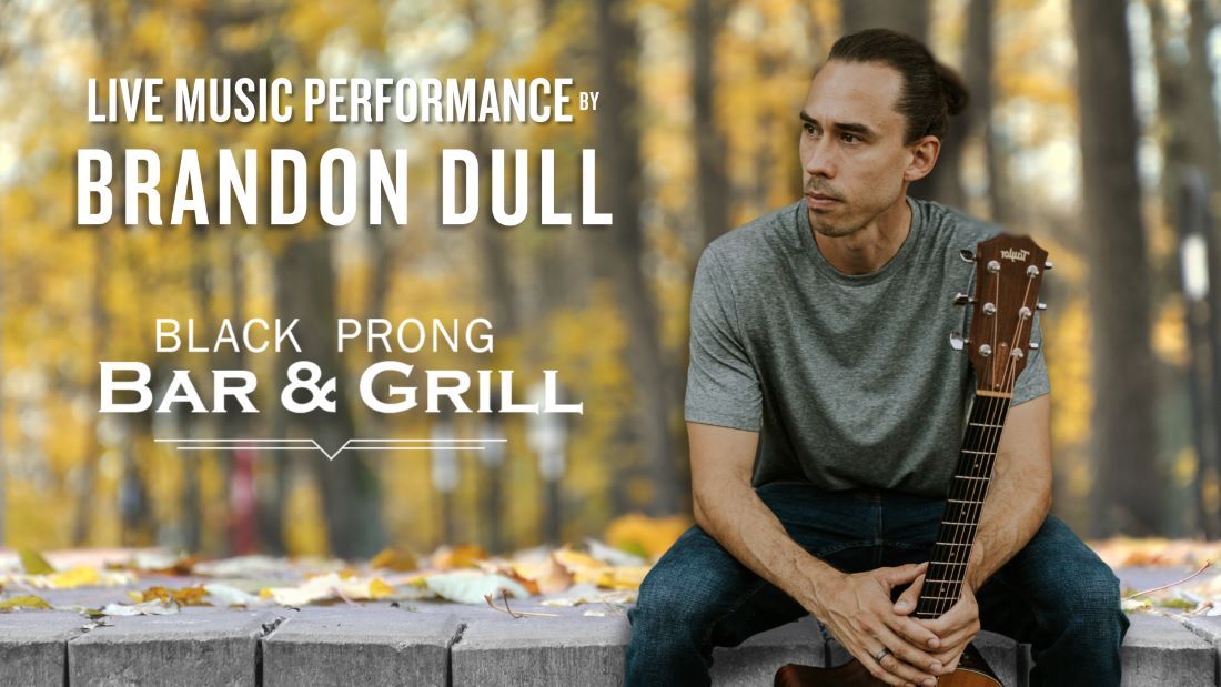 Brandon Dull, live music performance, black prong bar and grill