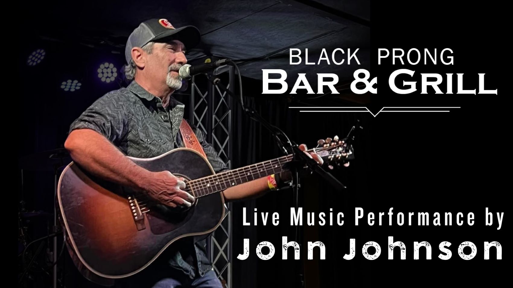 John Johnson live music performance at the Black Prong Bar 7 & Grill