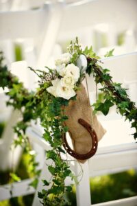 equestrian wedding decor