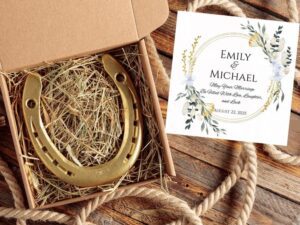 Horse themed wedding favors