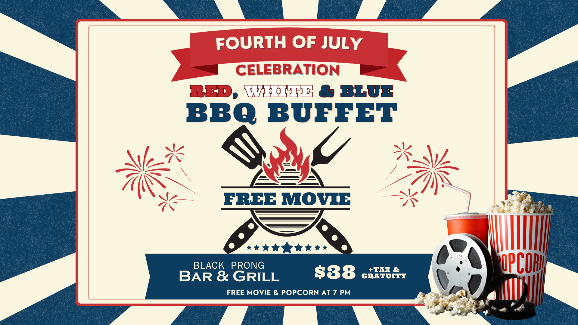 BBQ Buffet at the Black Prong Bar & Grill